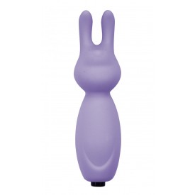 Фиолетовый мини-вибратор с ушками Emotions Funny Bunny Lavender