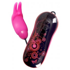 Розовый вибростимулятор Smile Funky Rabbit